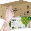 imageDisposable Vinyl Gloves Food Safe LatexFree PowderFree Clear Plastic Gloves for Cooking House Clean Food Prep1000